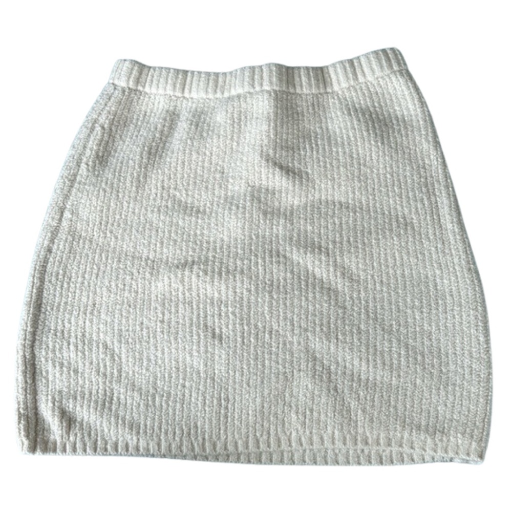 White Knit Skirt ⚪